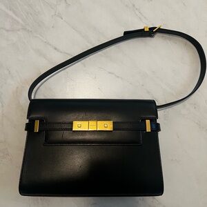 Saint Laurent Calfskin Manhattan Bag
